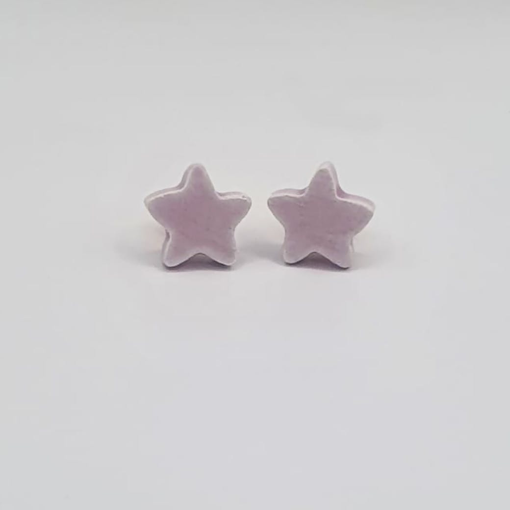 Orecchini in Ceramica - Stella glicine